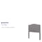Flash Furniture Cambridge Headboard, Twin Size, Gray Fbrc HG-HB1708-T-LG-GG - alternate 6